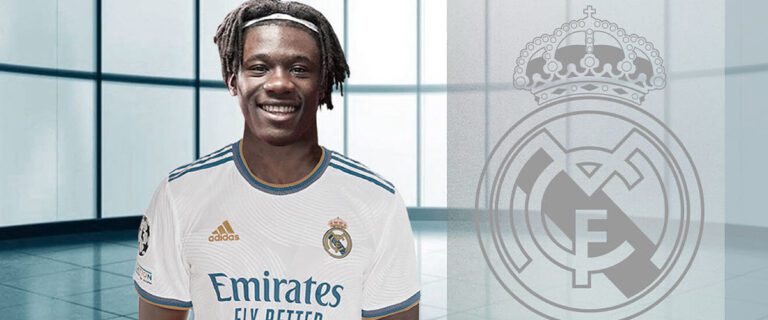 Eduardo Camavinga fue presentado con el Real Madrid