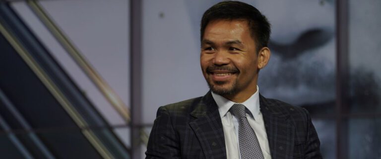 Manny Pacquiao anunció su candidatura a la presidencia de Filipinas