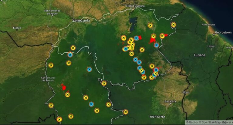 Fiebre por el oro: Detectan 40 pistas de aterrizaje en Amazonas y Bolívar