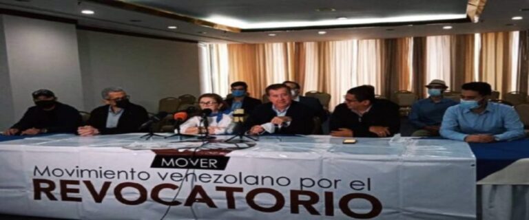 Mover rechaza condiciones del CNE para recolección de firmas para el revocatorio