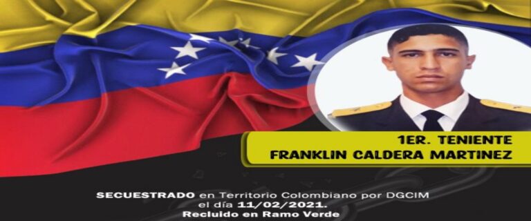 Teniente Franklin Caldera: Un año preso y viviendo terribles torturas