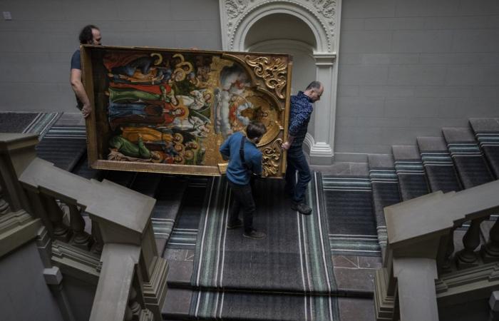 Ucrania protege las obras de arte en un búnker para evitar que sean destruidas por el bombardeo
