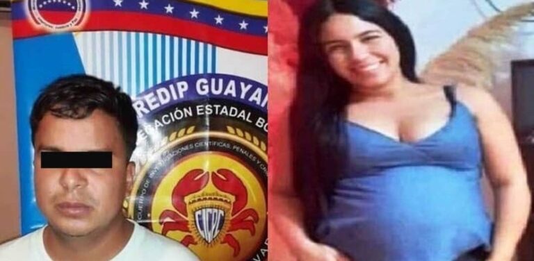 Mujer embarazada es asesinada a golpes por su pareja en el estado Bolívar